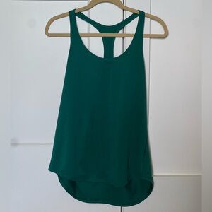 Lulu lemon Emerald Green Racerback Tank Top